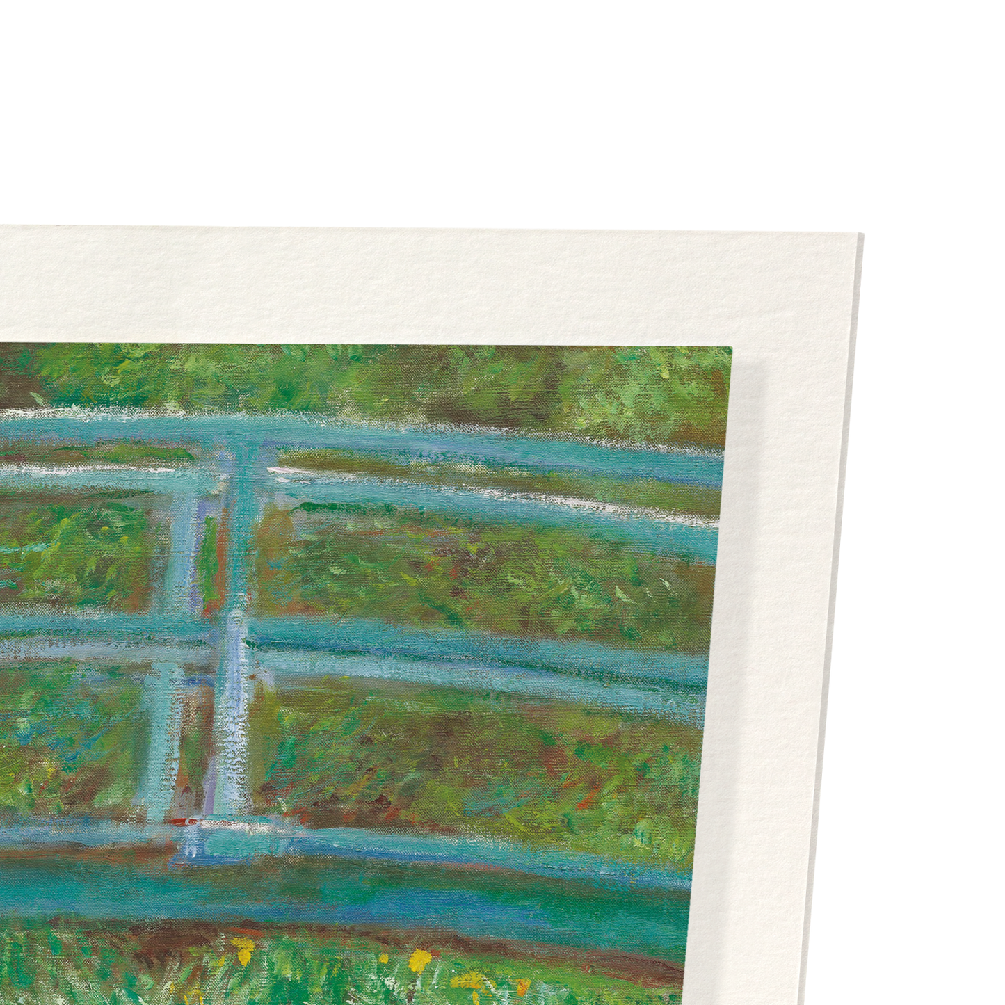 JAPANESE FOOTBRIDGE BY MONET: Painting Art Print
