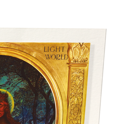 LIGHT OF THE WORLD: Painting Art Print