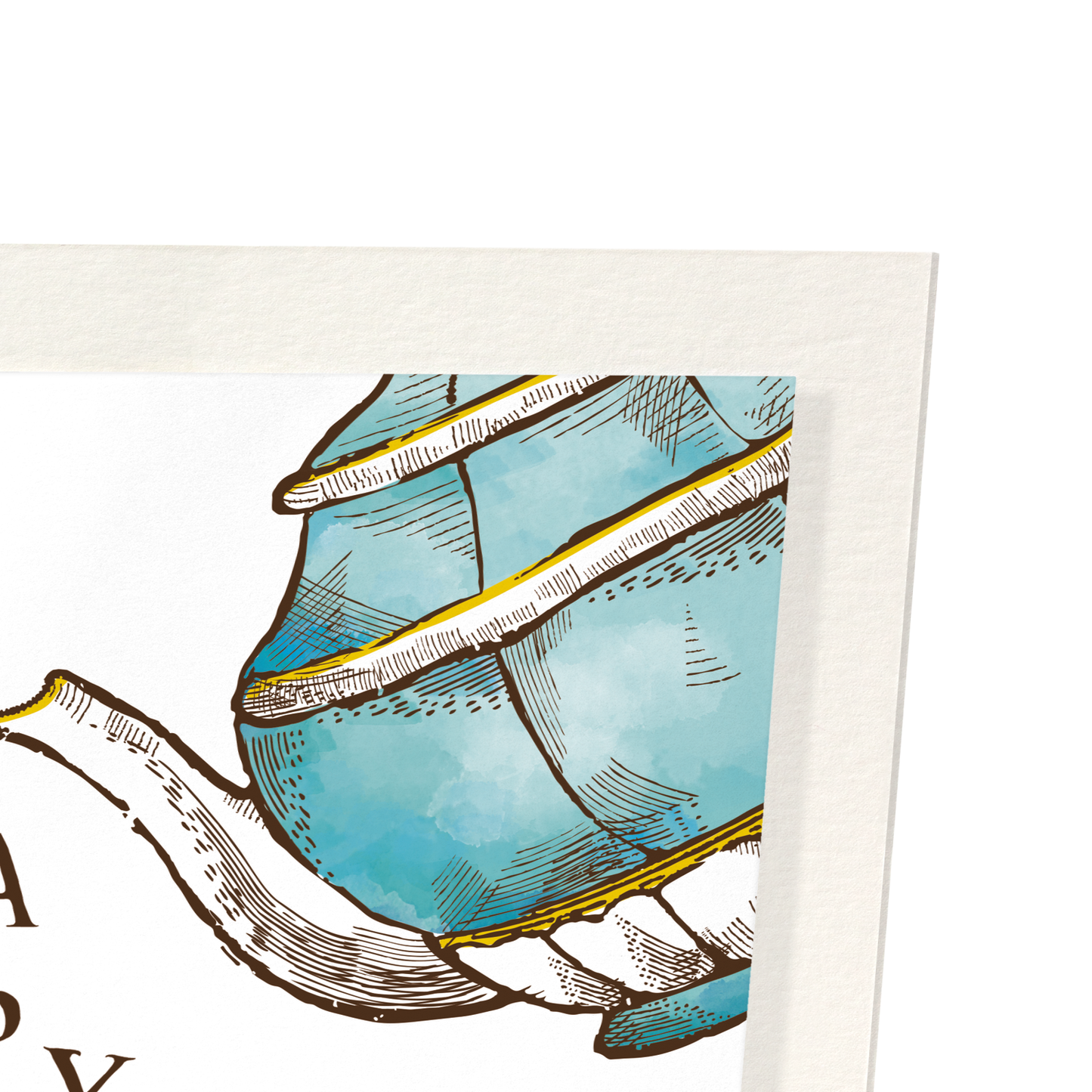 POURING BIRTHDAY TEA: Victorian Art Print