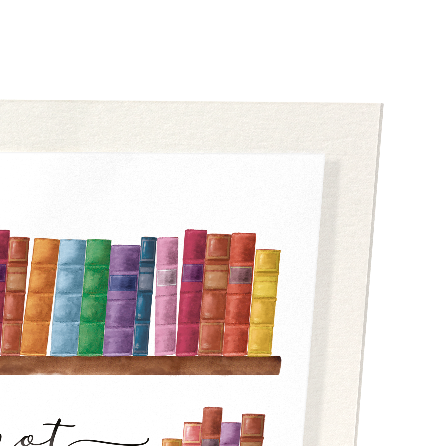 HOARDING BOOKS: Watercolour Art Print
