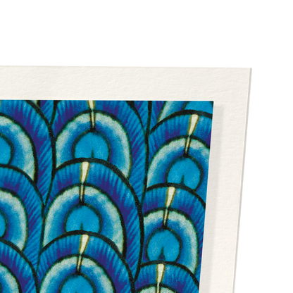 DE MORGAN PEACOCK: Pattern Art Print