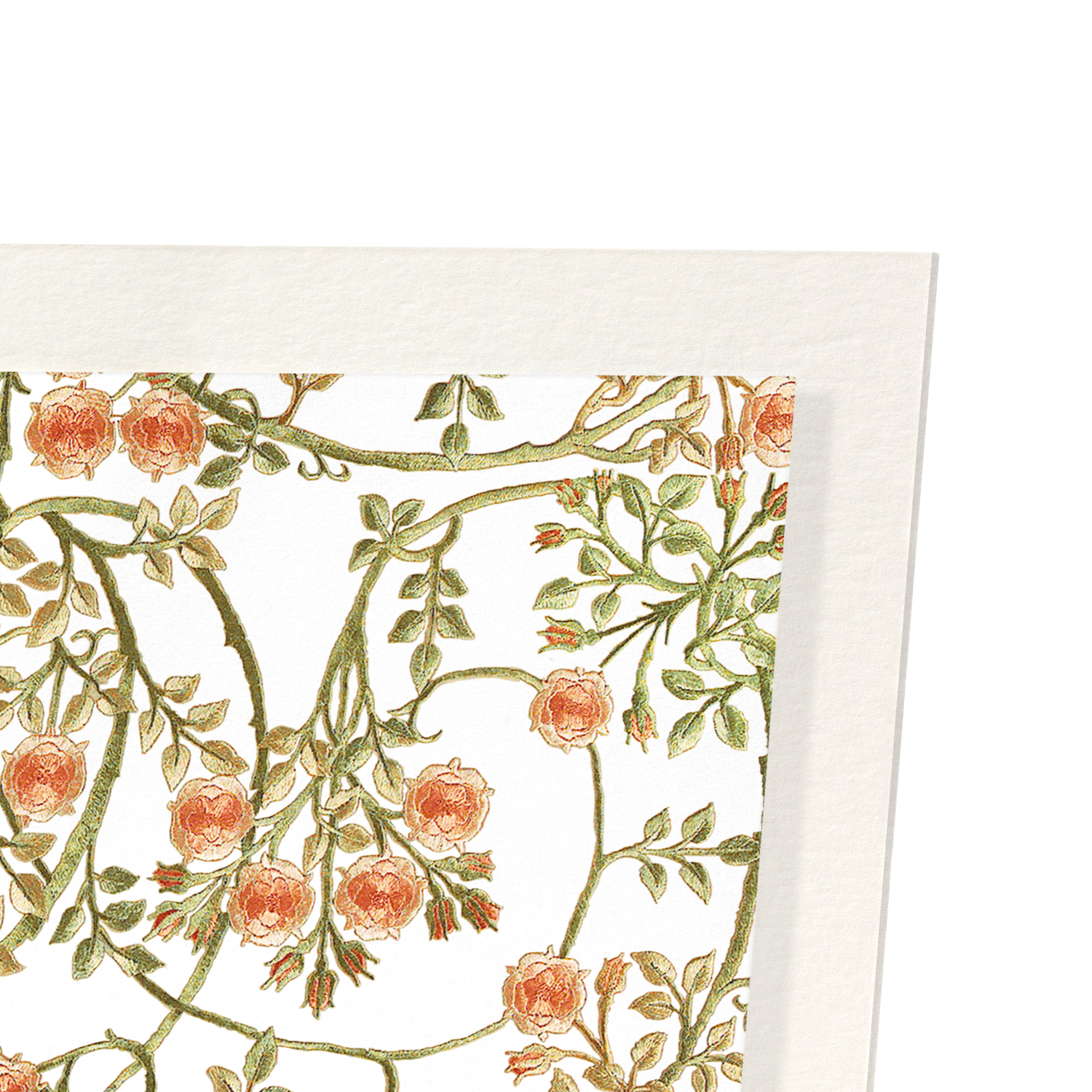 BRIAR ROSES EMBROIDERY: Pattern Art Print