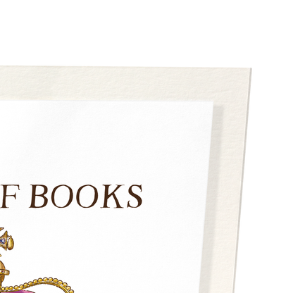 QUEEN OF BOOKS: Victorian Art Print