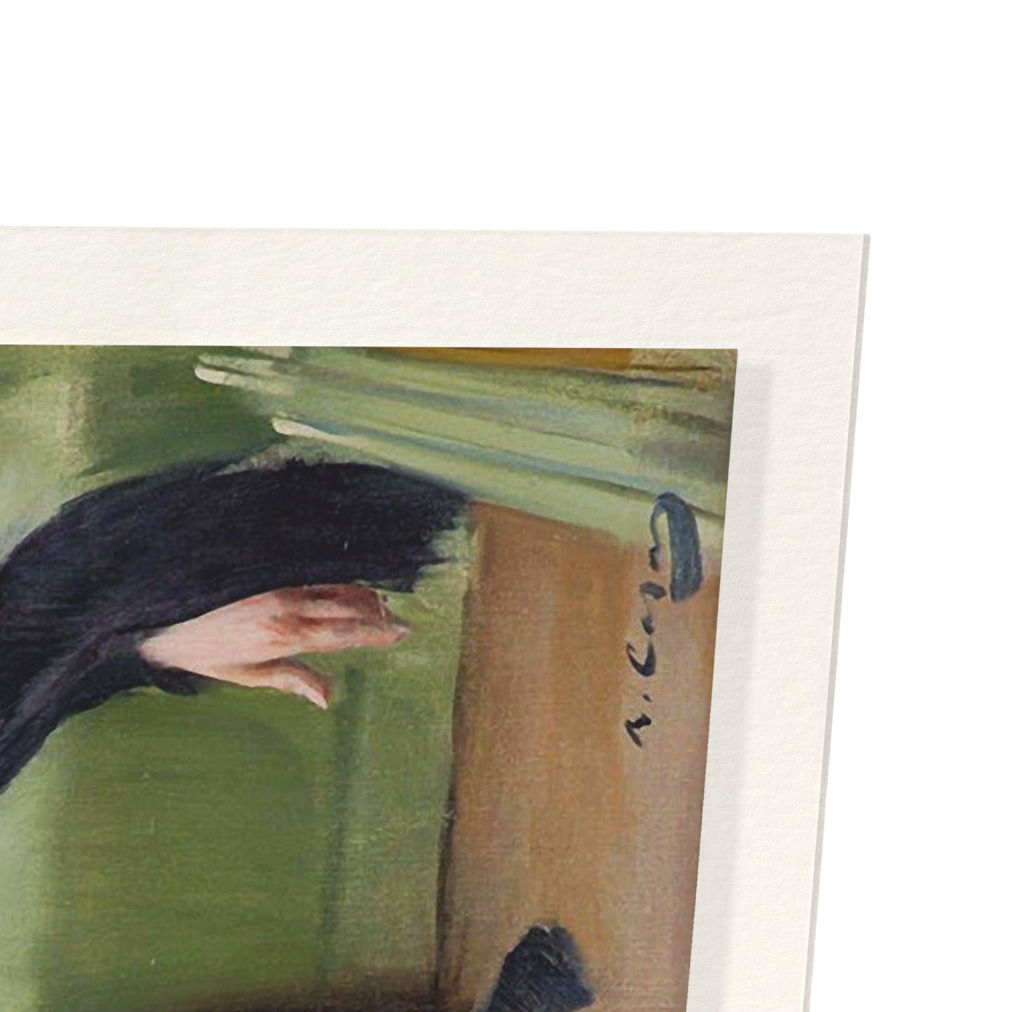 DECADENT YOUNG WOMAN. AFTER THE DANCE. (1899): Painting Art Print