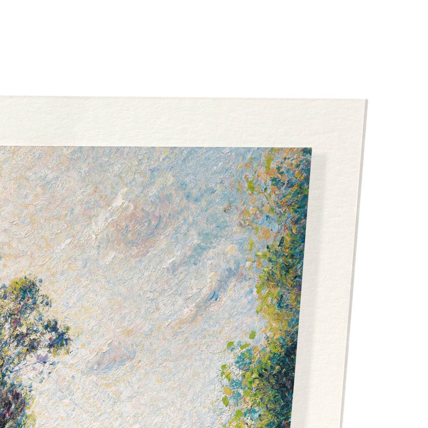 LANDSCAPE AT SAINT-CHARLES, SUNSET (1891): Painting Art Print