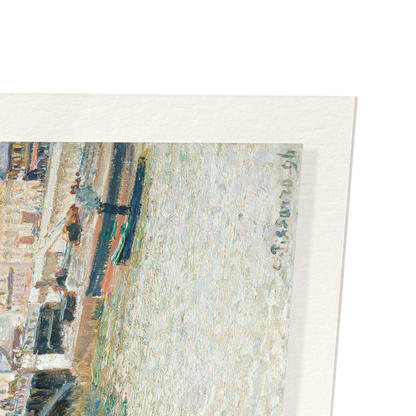 MORNING, AN OVERCAST DAY, ROUEN (1896): Painting Art Print