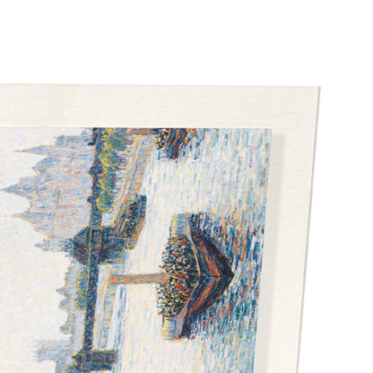 CHARING CROSS BRIDGE (1890): Painting Art Print