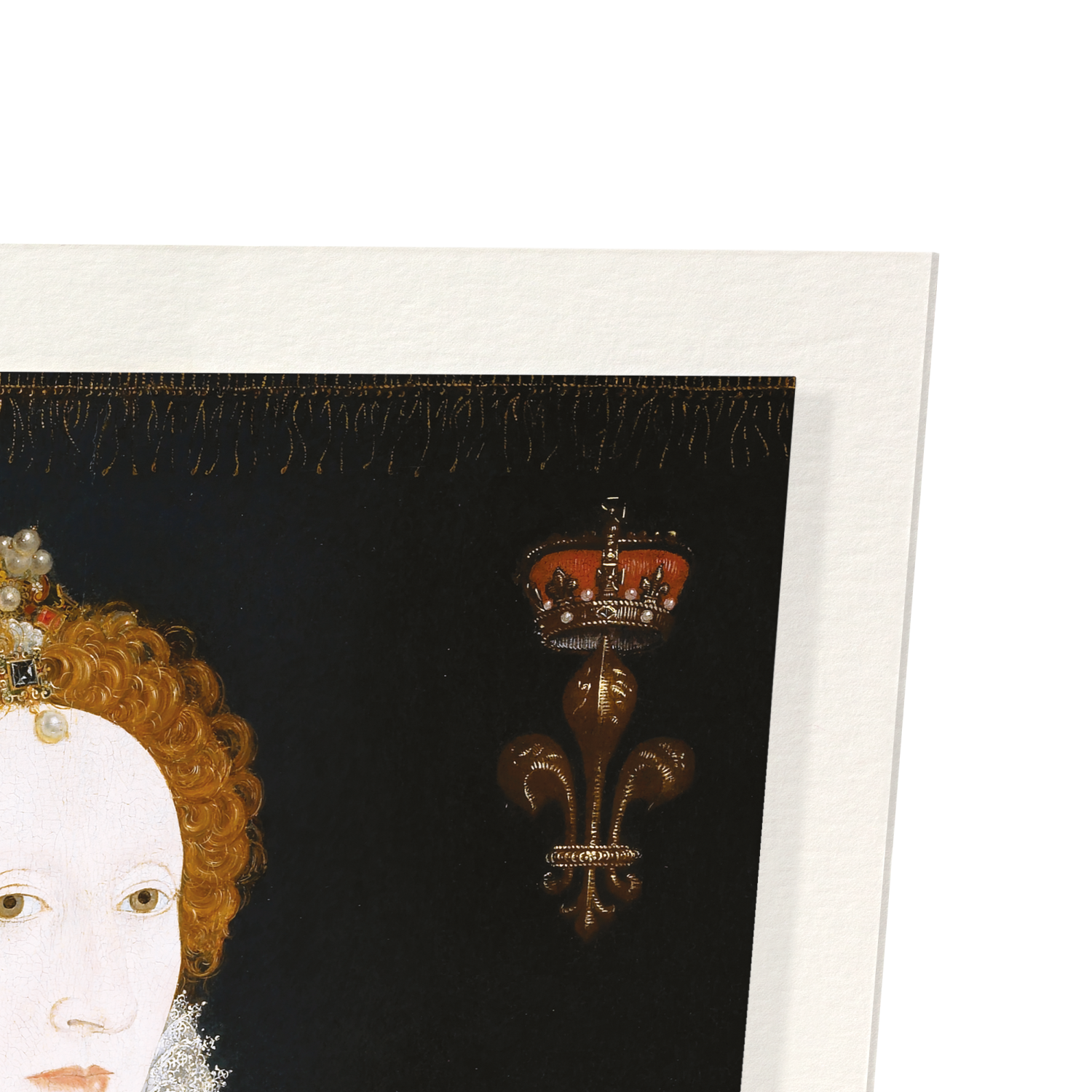 PORTRAIT OF QUEEN ELIZABETH I (1573): Painting Art Print