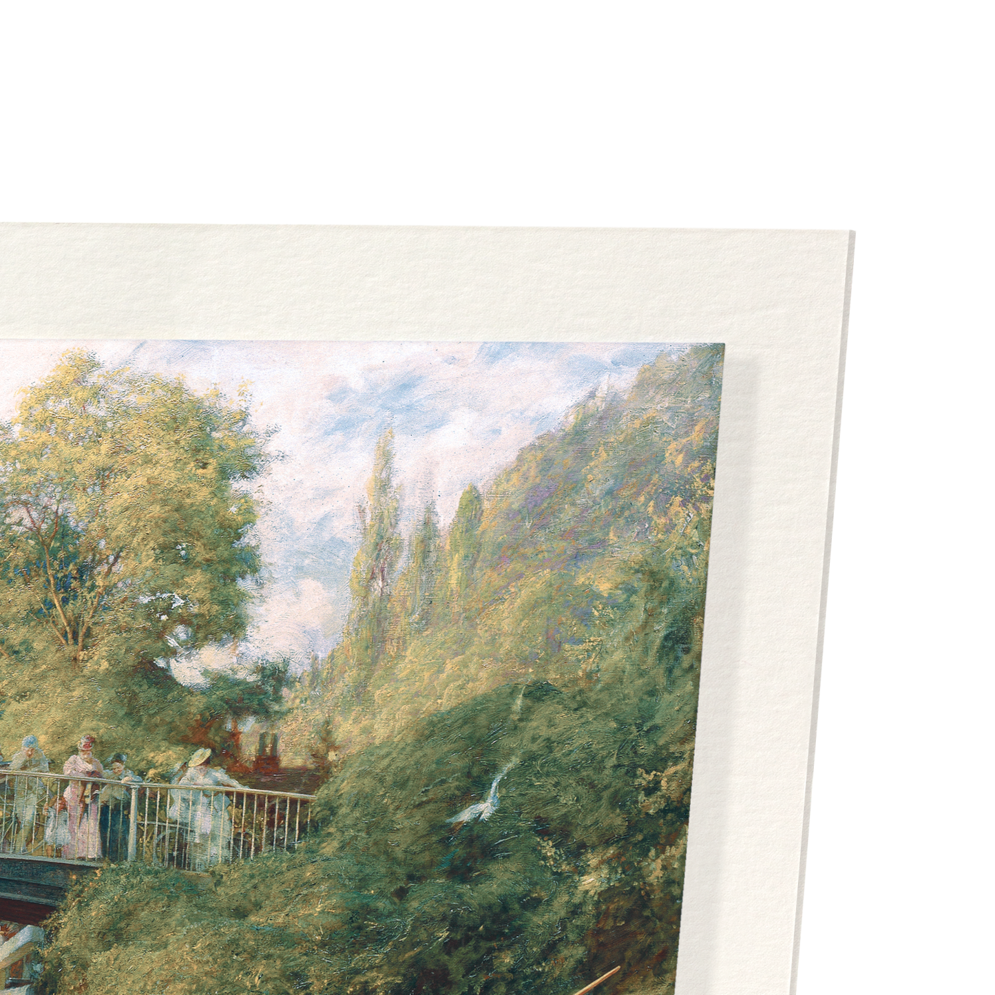 BOULTERS LOCK SUNDAY AFTERNOON (1882-1897): Painting Art Print