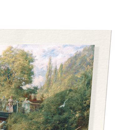 BOULTERS LOCK SUNDAY AFTERNOON (1882-1897): Painting Art Print
