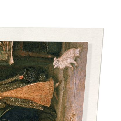 A FISHMONGER'S SHOP (1873): Painting Art Print
