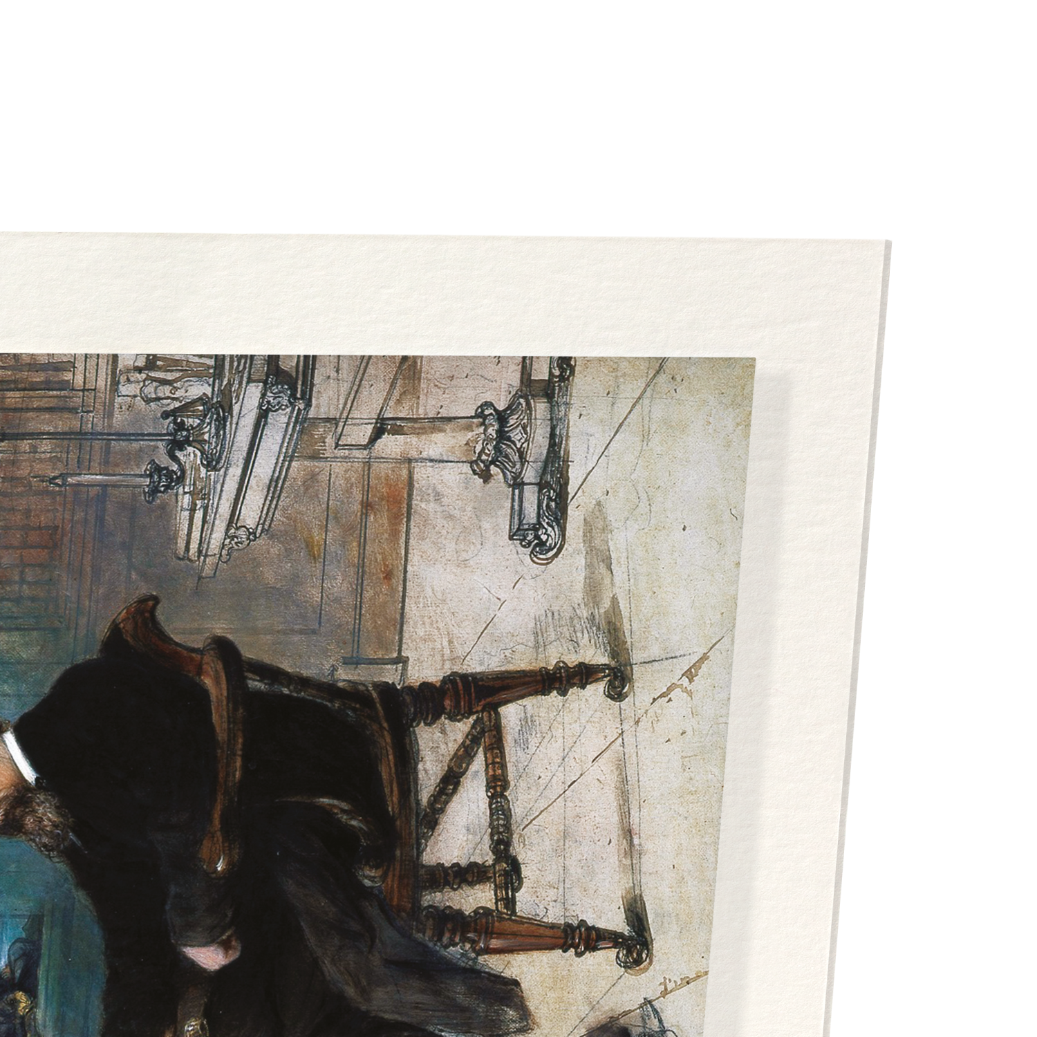 DICKENS' DREAM BY ROBERT WILLIAM BUSS (1875): Painting Art Print