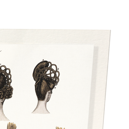 FASHIONABLE HEAD DRESSES (1830): Painting Art Print