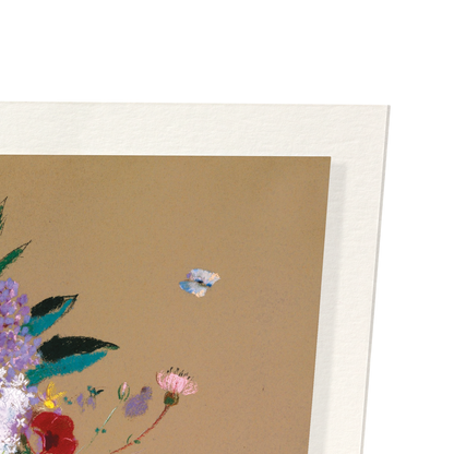 BOUQUET OF FLOWERS (1900-1905): Painting Art Print