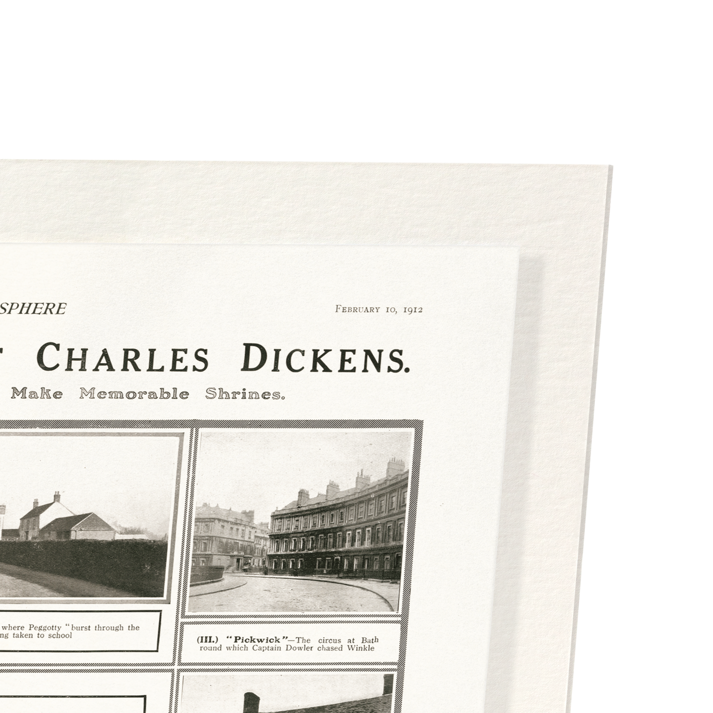 SCENES IN CHARLES DICKENS' NOVELS (1912): Photo Art Print