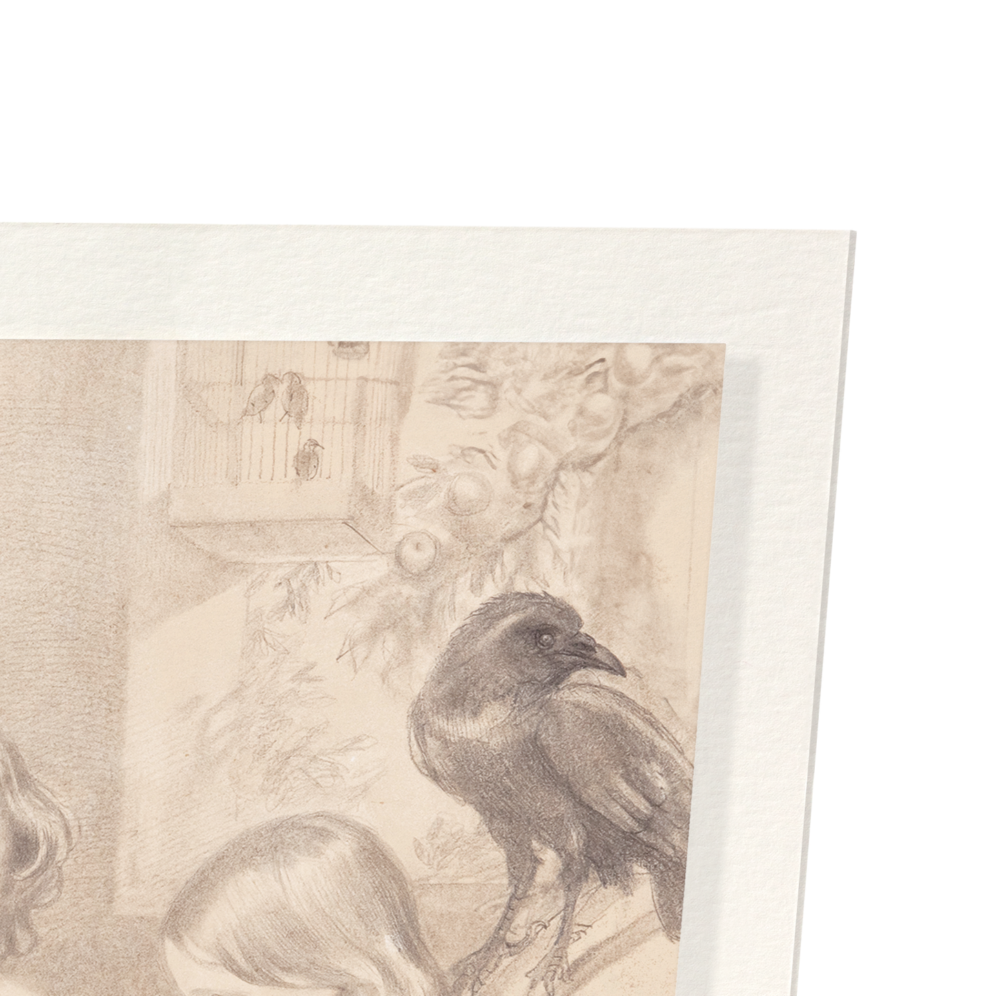 CHILDREN OF CHARLES DICKENS (1841): Painting Art Print