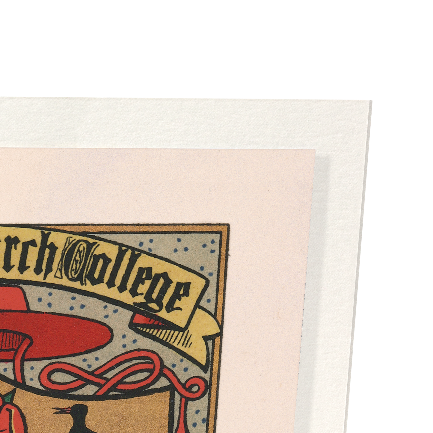 CHRIST CHURCH COLLEGE CREST: Painting Art Print