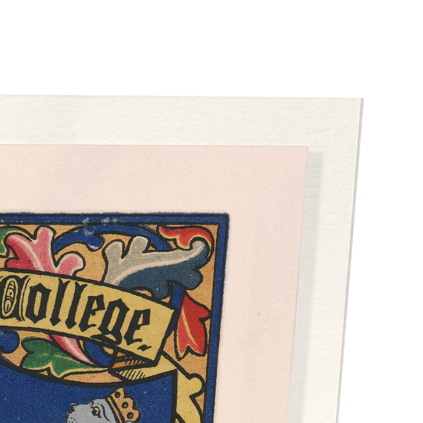 BALLIOL COLLEGE CREST: Painting Art Print