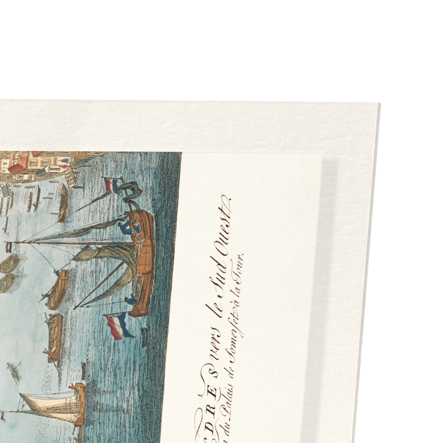 SOUTH WEST PROSPECT OF LONDON (1750): Painting Art Print