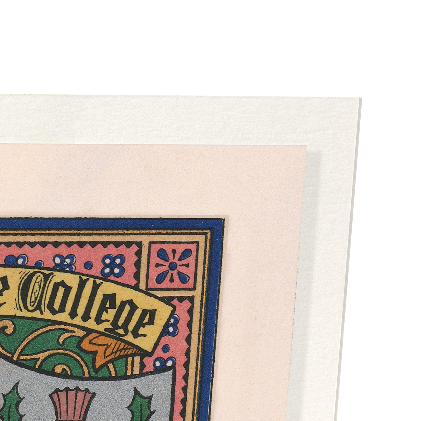 PEMBROKE COLLEGE CREST: Painting Art Print