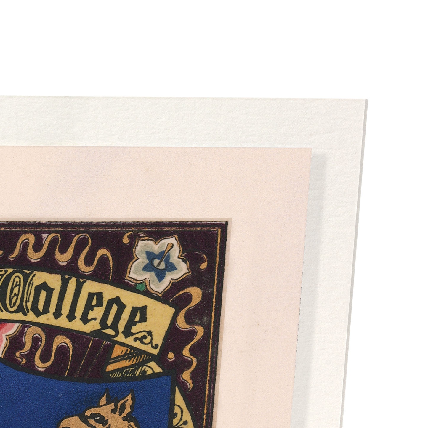 TRINITY COLLEGE CREST: Painting Art Print