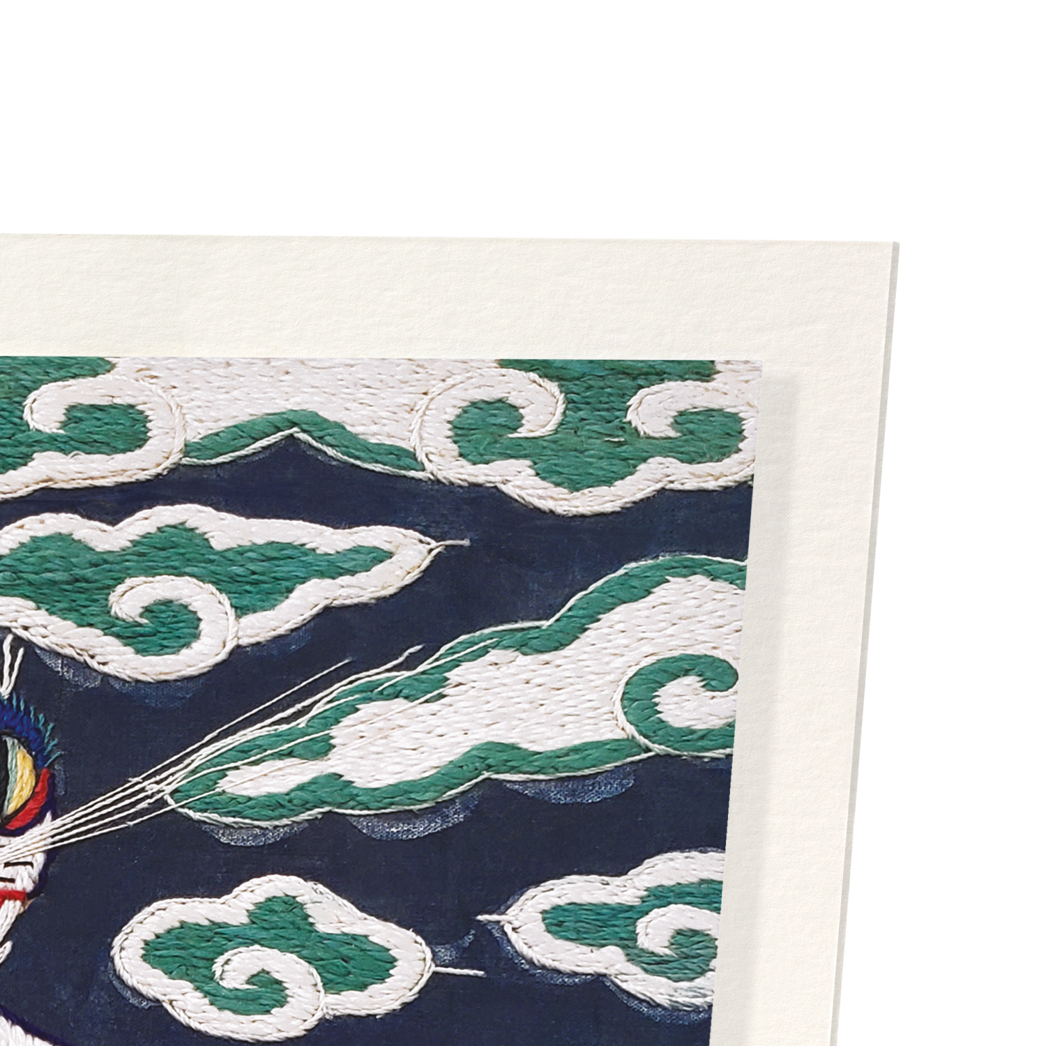 KOREAN HYUNGBAE RANK BADGE OF TIGER (LATE 19TH C): Painting Art Print