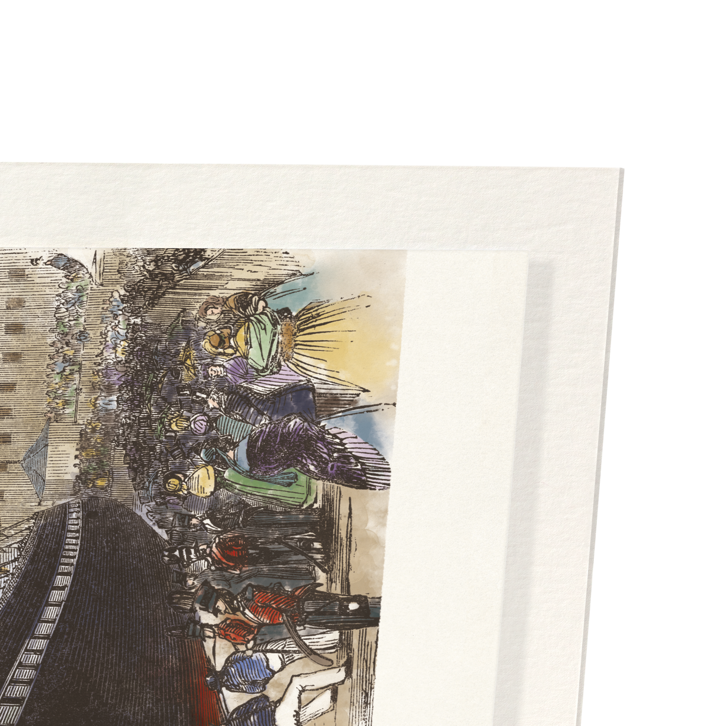 LAUNCH OF SS GREAT BRITAIN (1843): Painting Art Print