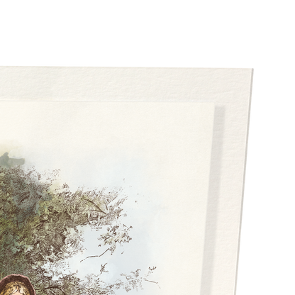 NELL AND HER GRANDFATHER: Painting Art Print
