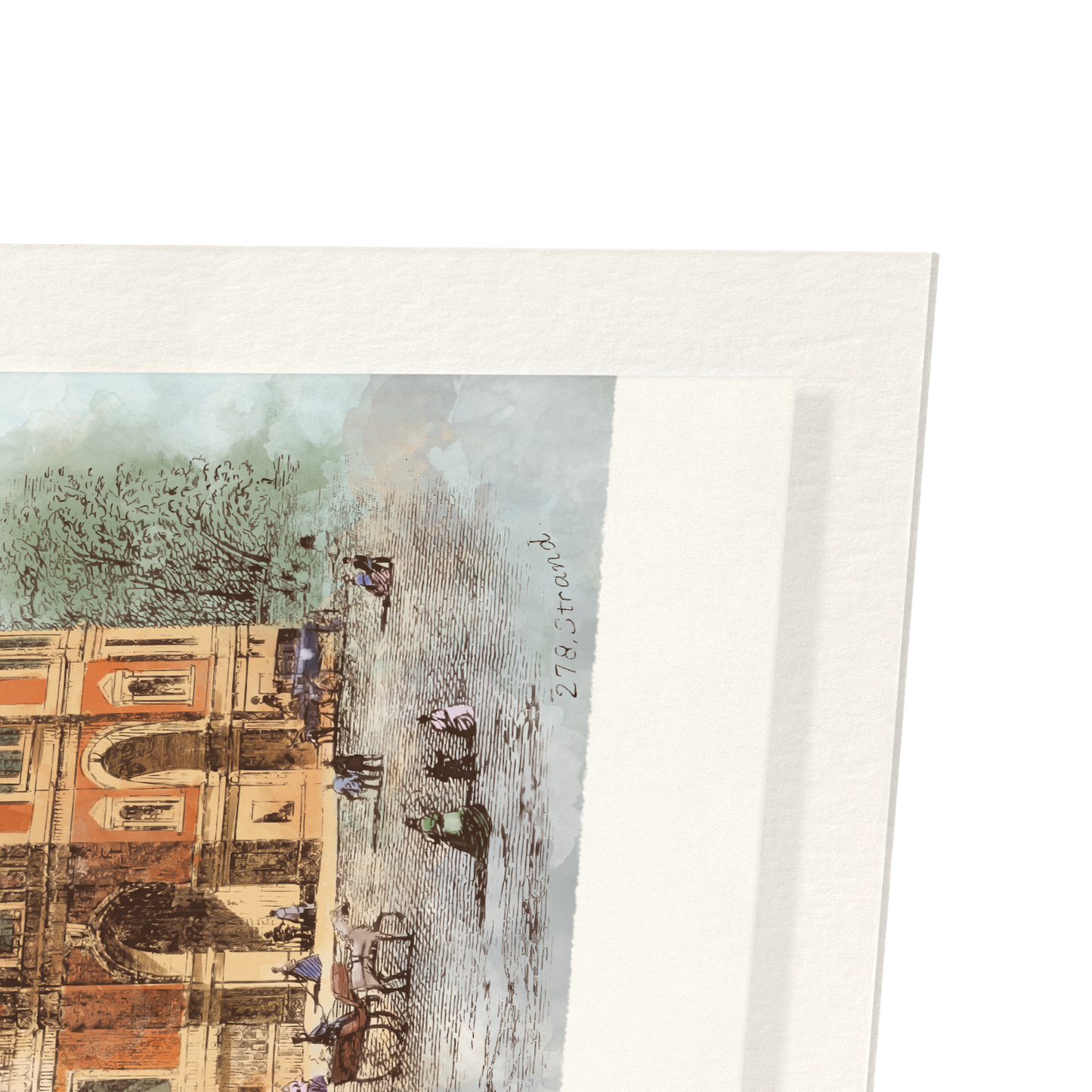 THE ROYAL ALBERT HALL (1872): Painting Art Print