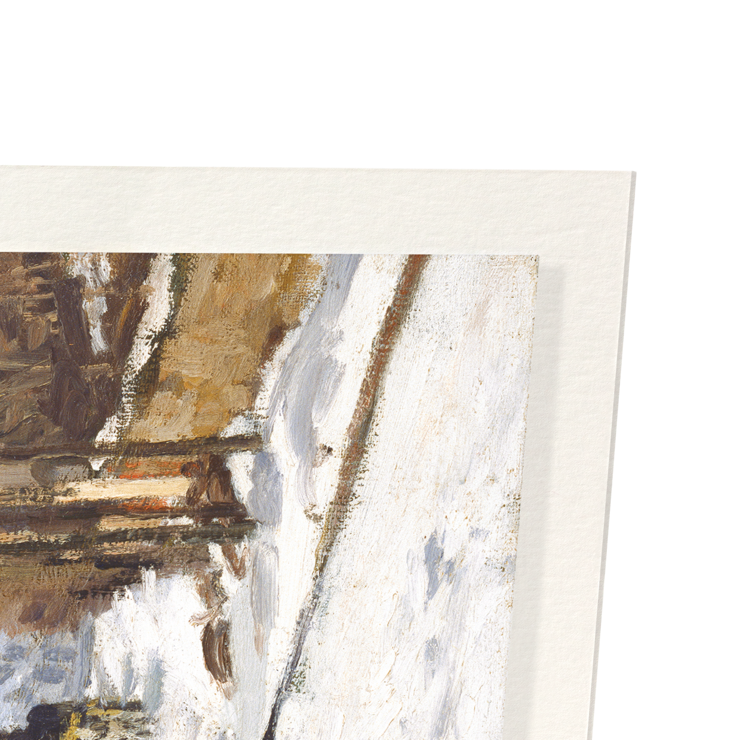 THE CORNER OF THE ROUTE DE VERSAILLES (1869): Painting Art Print