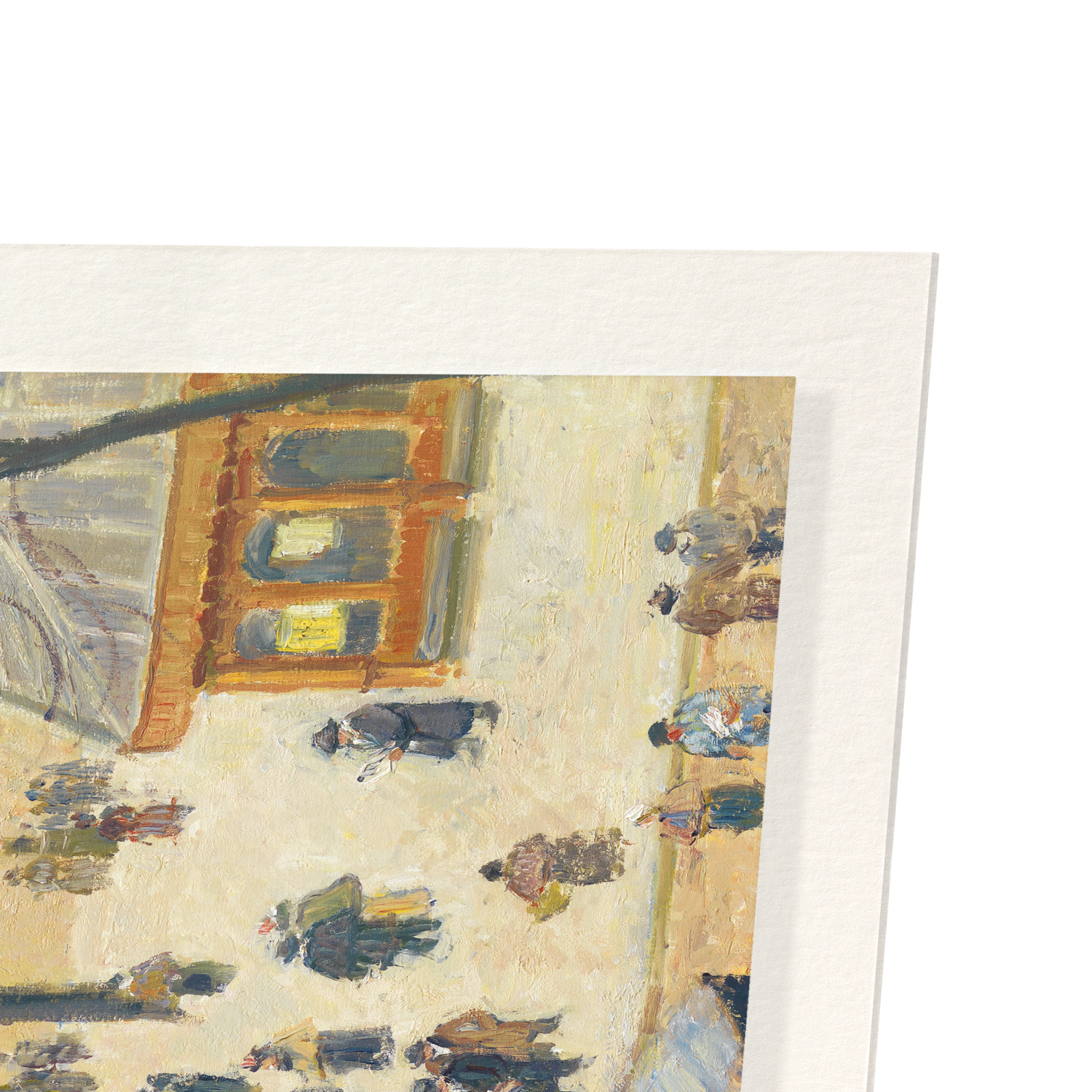 LA PLACE DU THÉÂTRE FRANÇAIS (1898): Painting Art Print