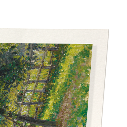 APPLE TREES IN ERAGNY, SUNNY MORNING (1903): Painting Art Print