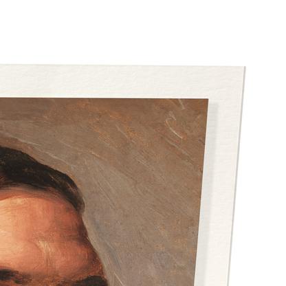 CAMILLE PISSARRO SELF-PORTRAIT (1857–1858): Painting Art Print
