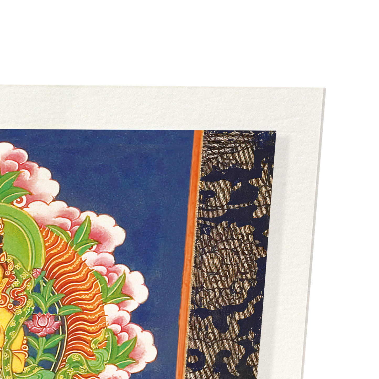 FRONT COVER OF A BUDDHIST MANUSCRIPT: Painting Art Print