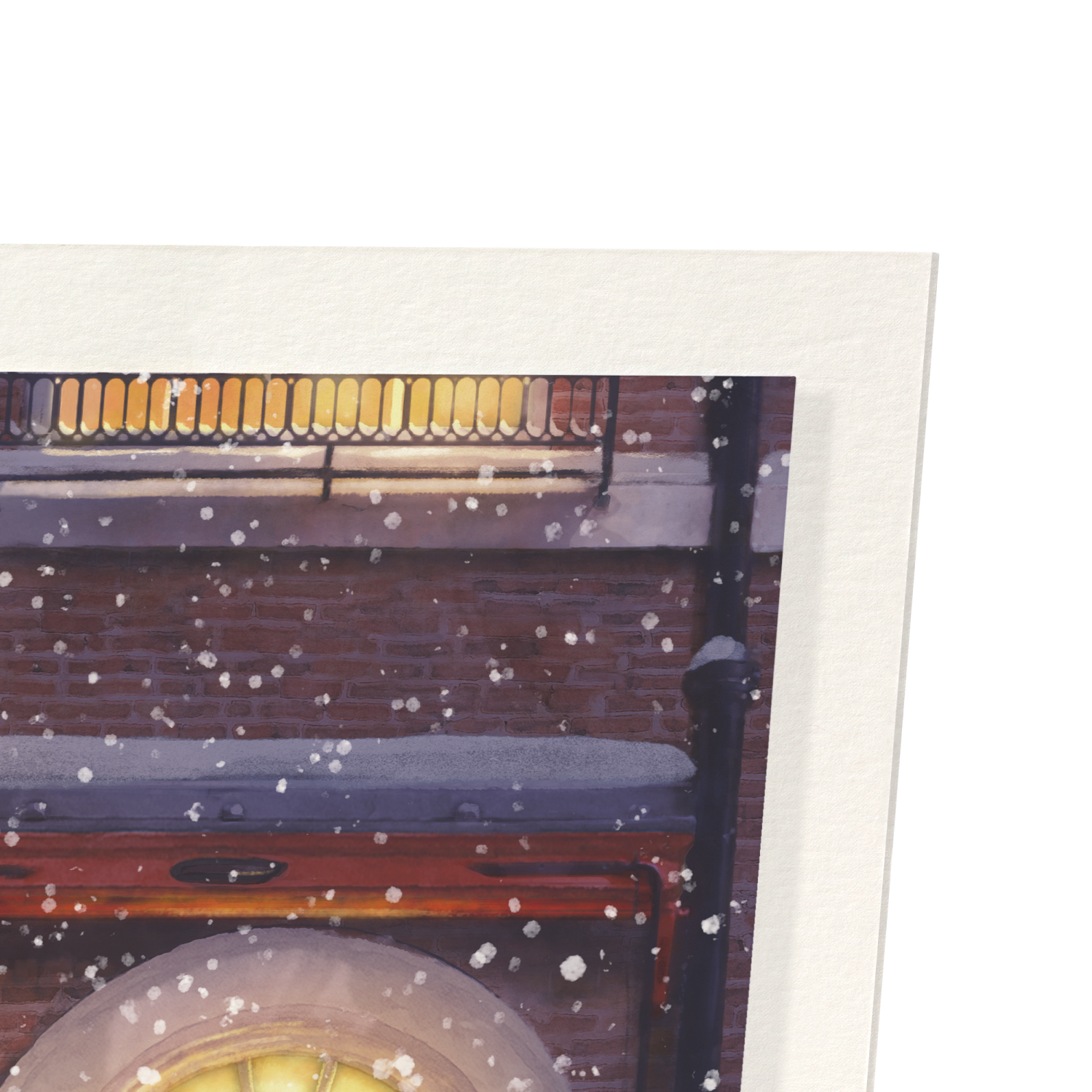 CHARLES DICKENS MUSEUM CHRISTMAS NIGHT: Painting Art Print