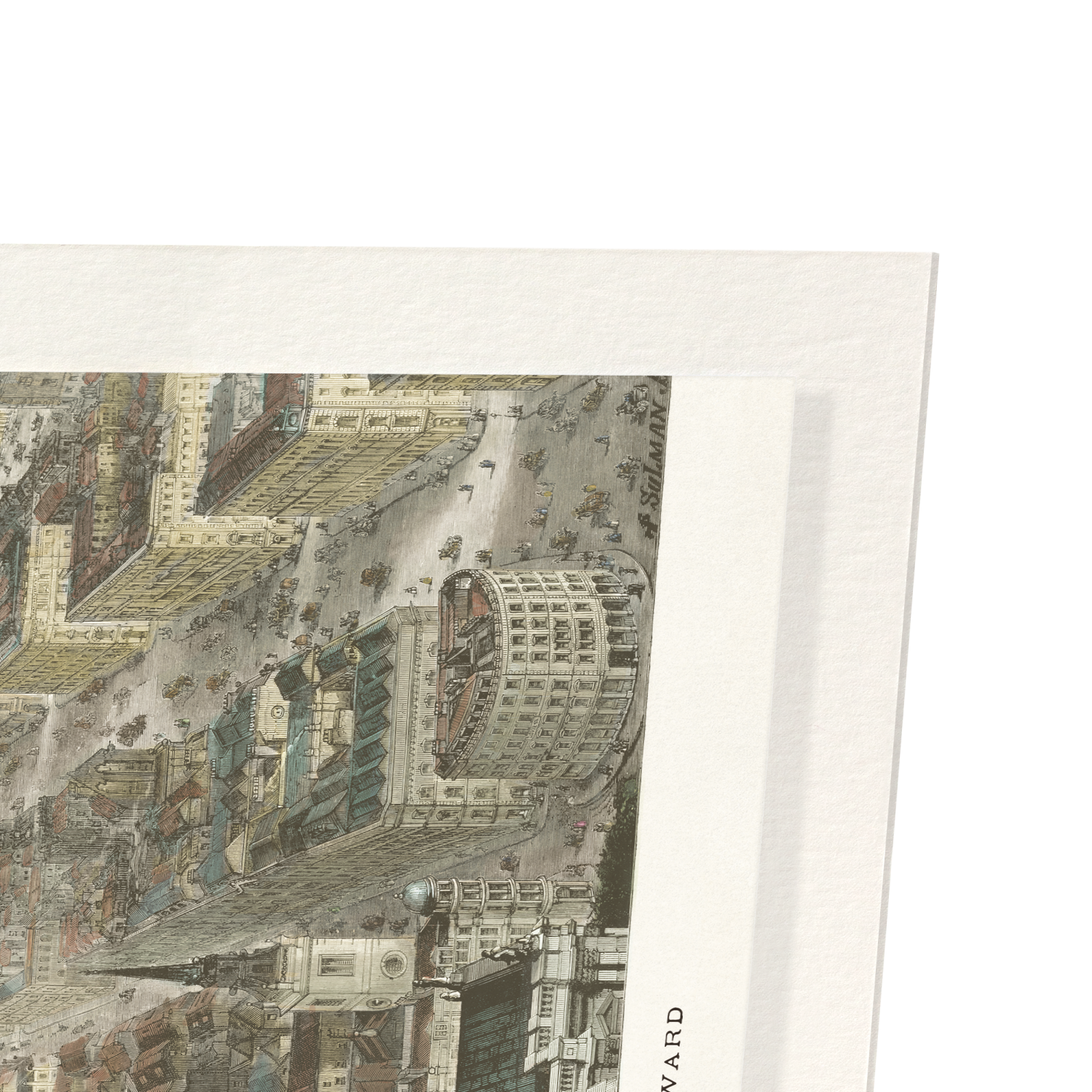 VIEW OF LONDON FROM ST PAUL’S, LOOKING EASTWARD (1892): Painting Art Print