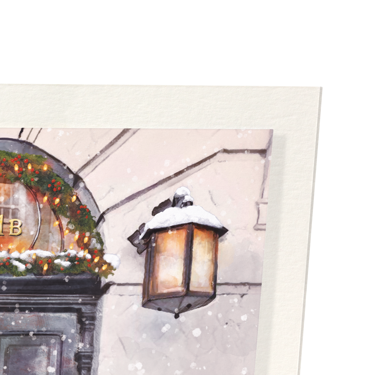 CHRISTMAS AT 221B BAKER STREET DAY: Watercolour Art Print