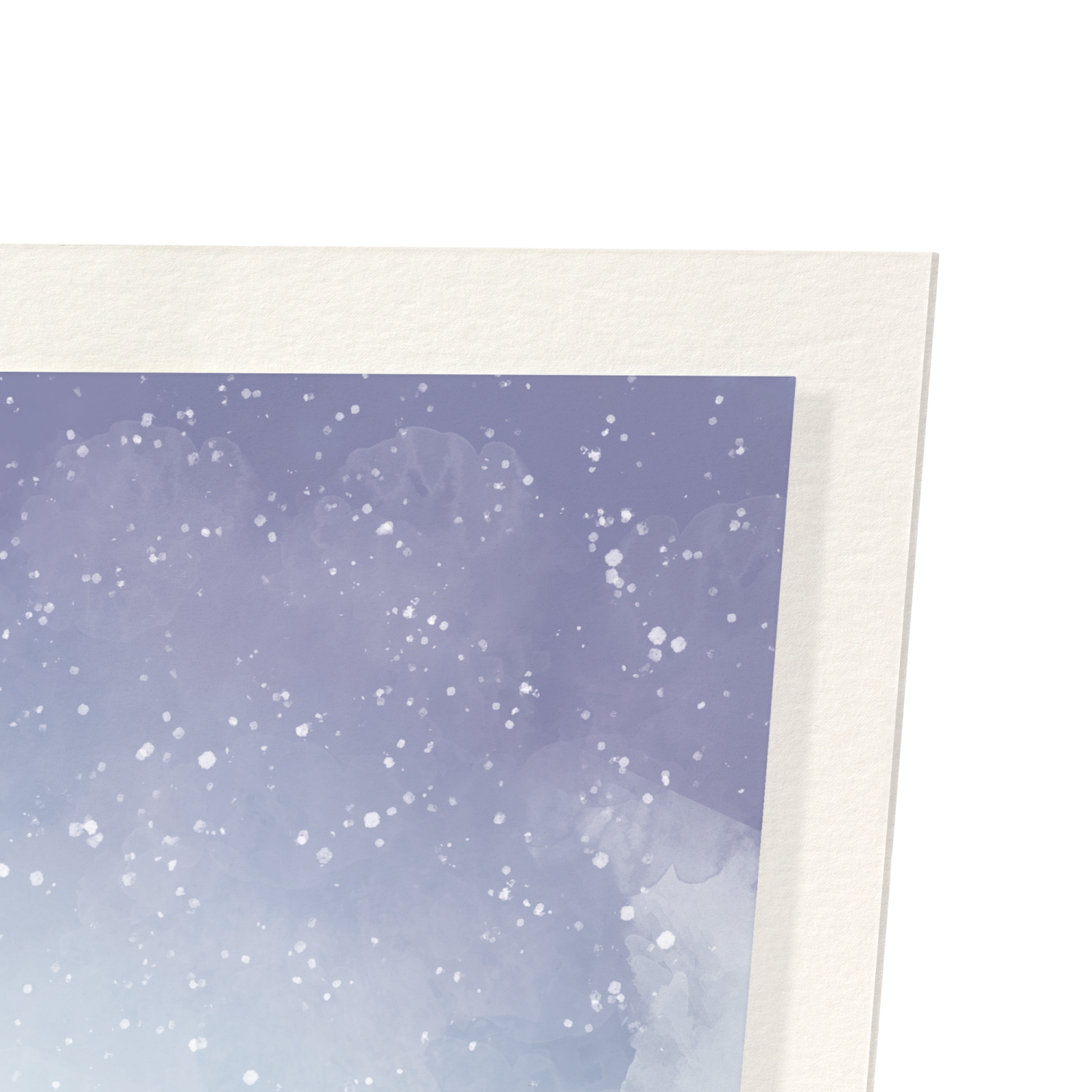 SOUTH WEST VIEW OF ST PAUL’S (1842) - CHRISTMAS: Painting Art Print