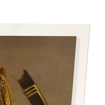 STUDY OF STEPHEN BÁTHORY’S ARMOUR (1871): Painting Art Print