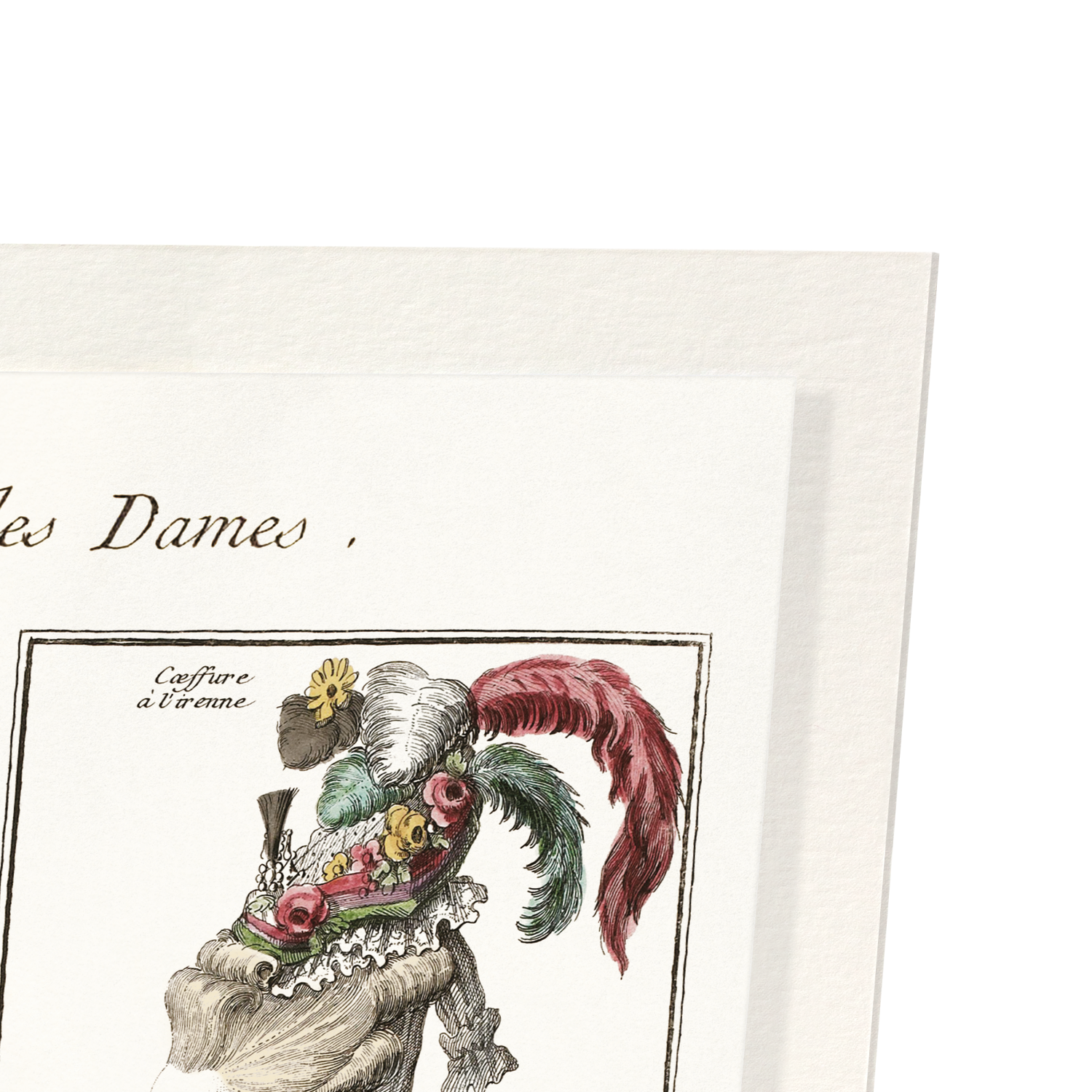 LA PARURE DES DAMES (1776): Painting Art Print