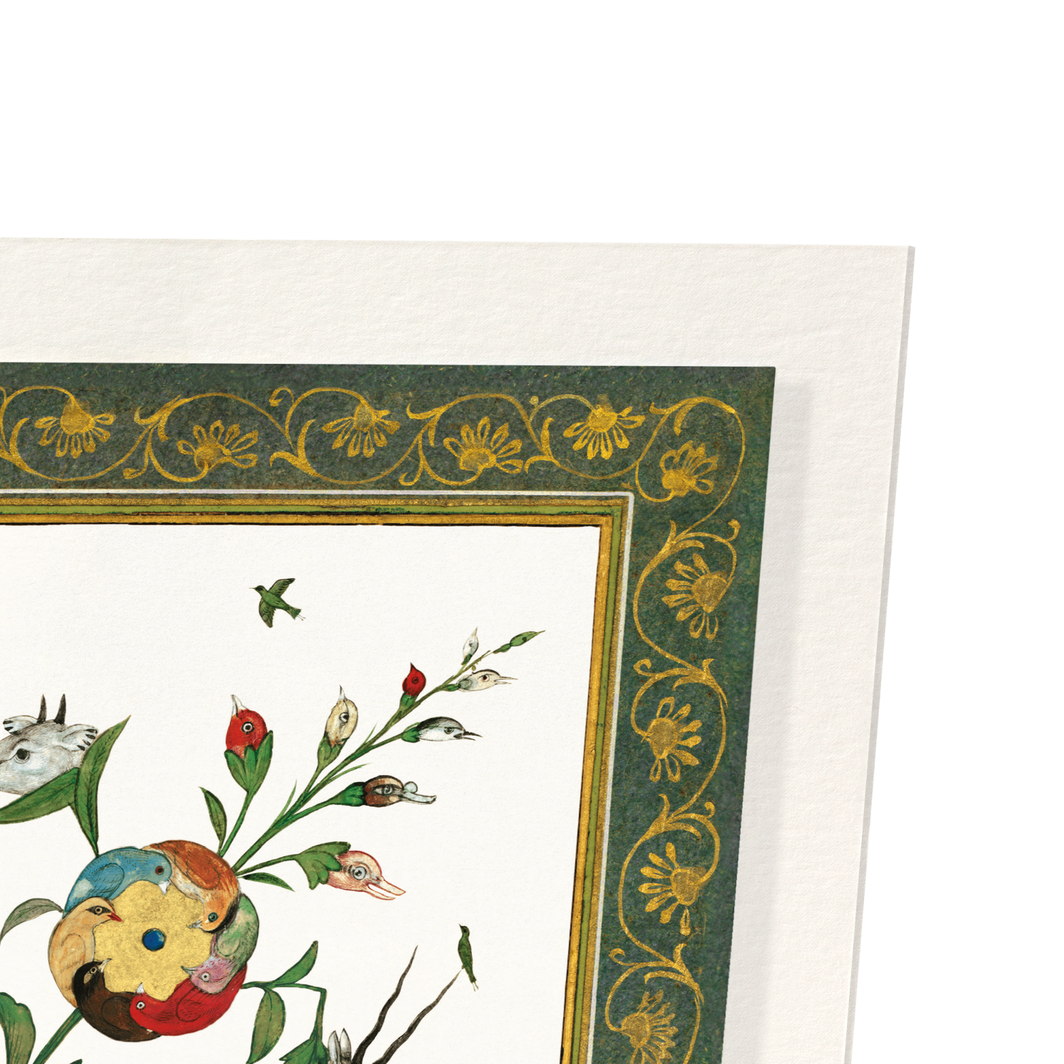 FANTAISIE FLORALE ET ANIMALE (DÉBUT DU XVIIE S.): Painting Art Print