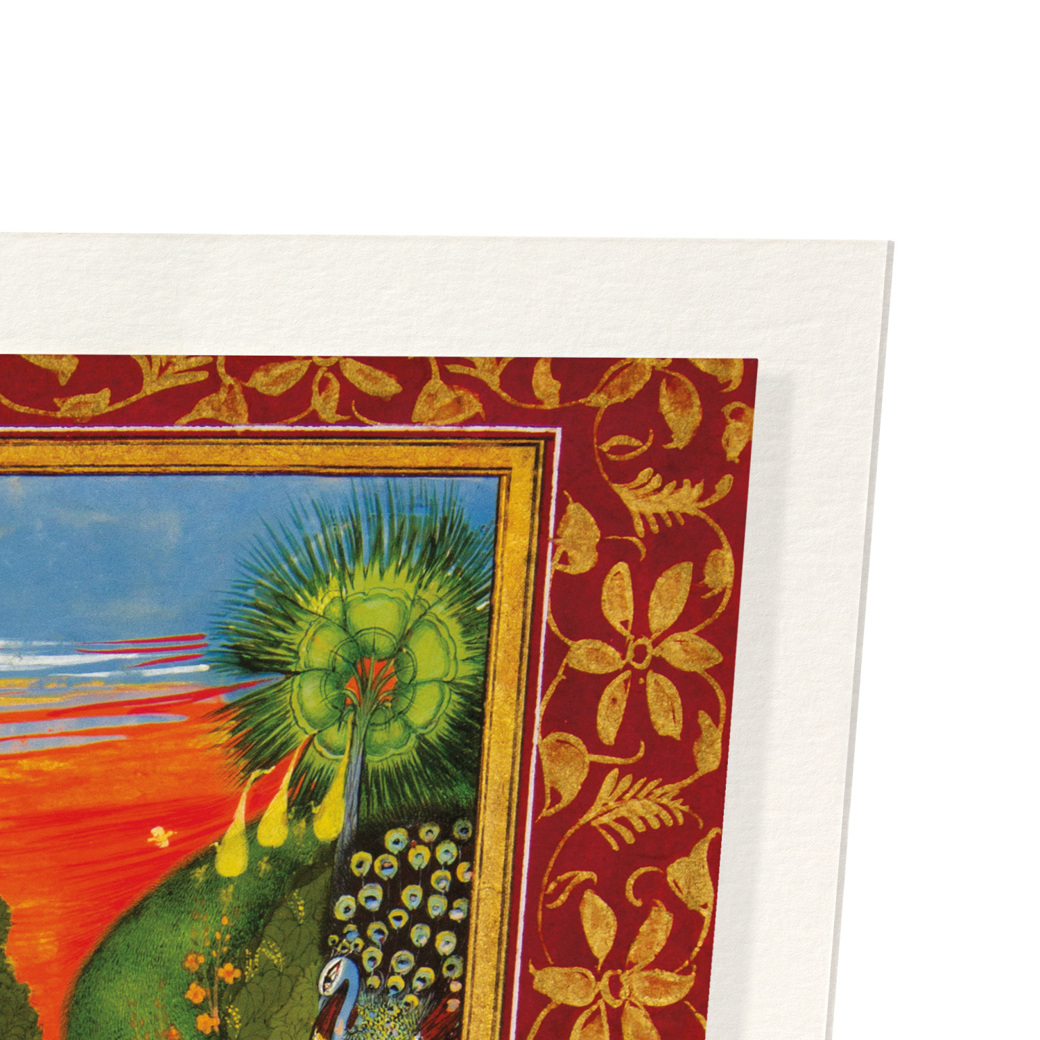 RADHA ET KRISHNA UN BOISSON FLEURI (1720): Painting Art Print