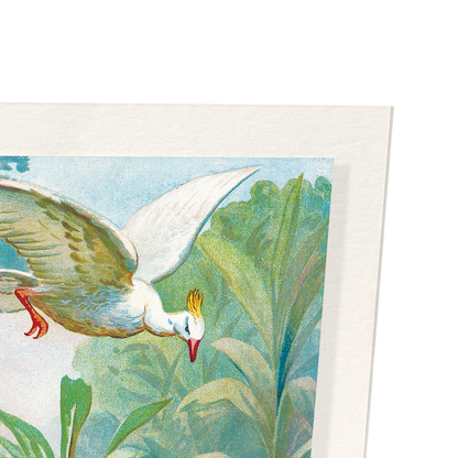 DAMAYANTI ET LE CYGNE (1890): Painting Art Print