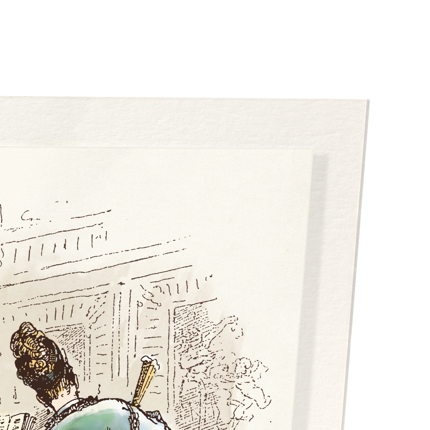 UNE ROBE DE CHEZ WORTH, JE RECONNAIS LA TOUCHE (1875): Victorian Art Print