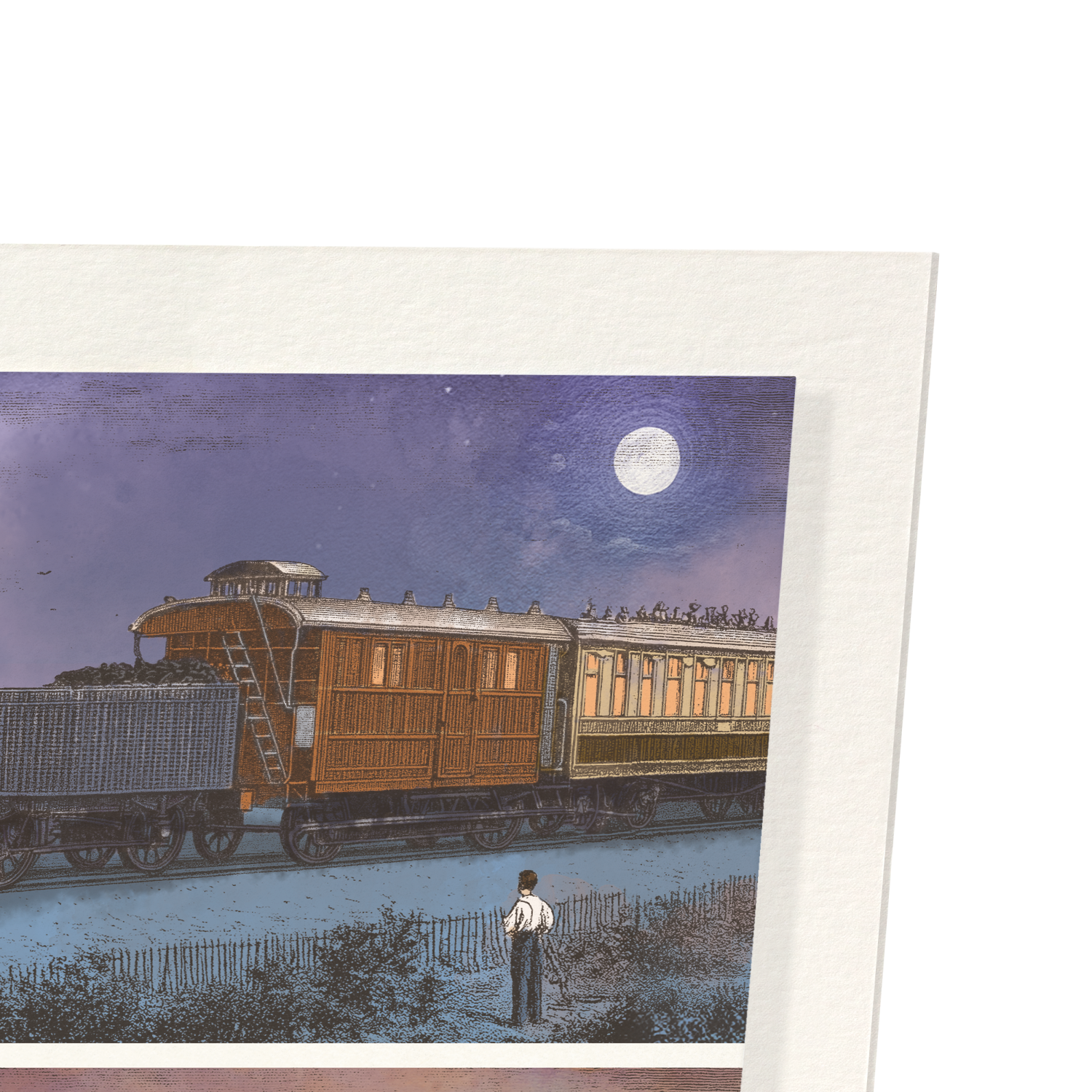 LE PREMIER ORIENT-EXPRESS (1883): Painting Art Print