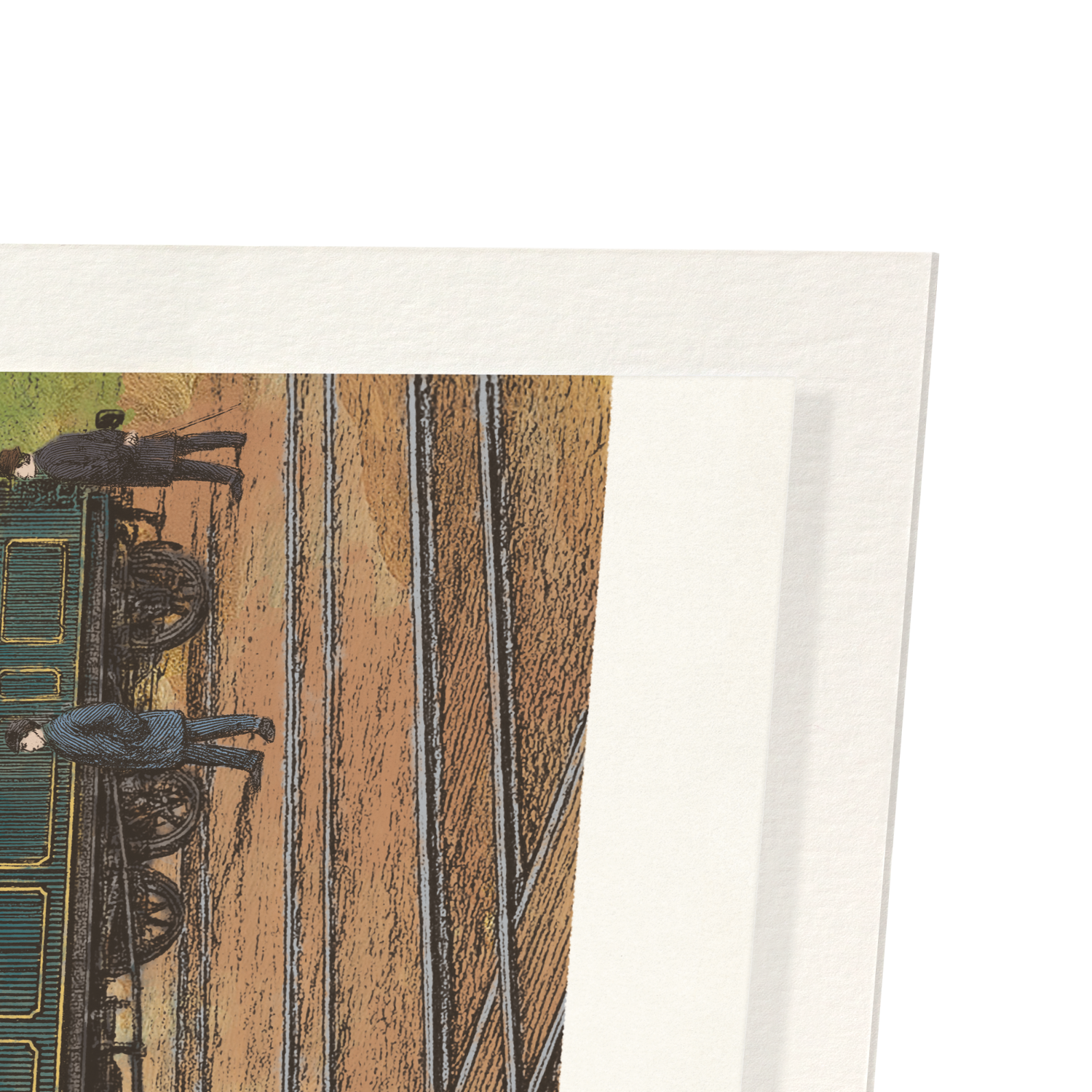 TRAIN D’ORIENT-EXPRESS (1891): Painting Art Print