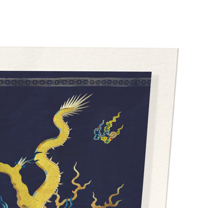 BANDE DE CHAISE ORNÉE DE DRAGONS (18E S.): Painting Art Print
