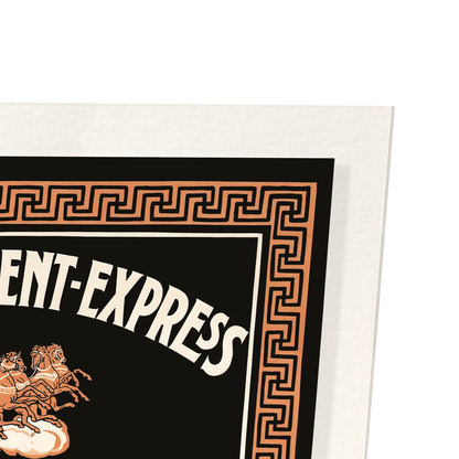 AFFICHE: SIMPLON-ORIENT-EXPRESS À DESTINATION D’ATHÈNES (C.1920): Victorian Art Print