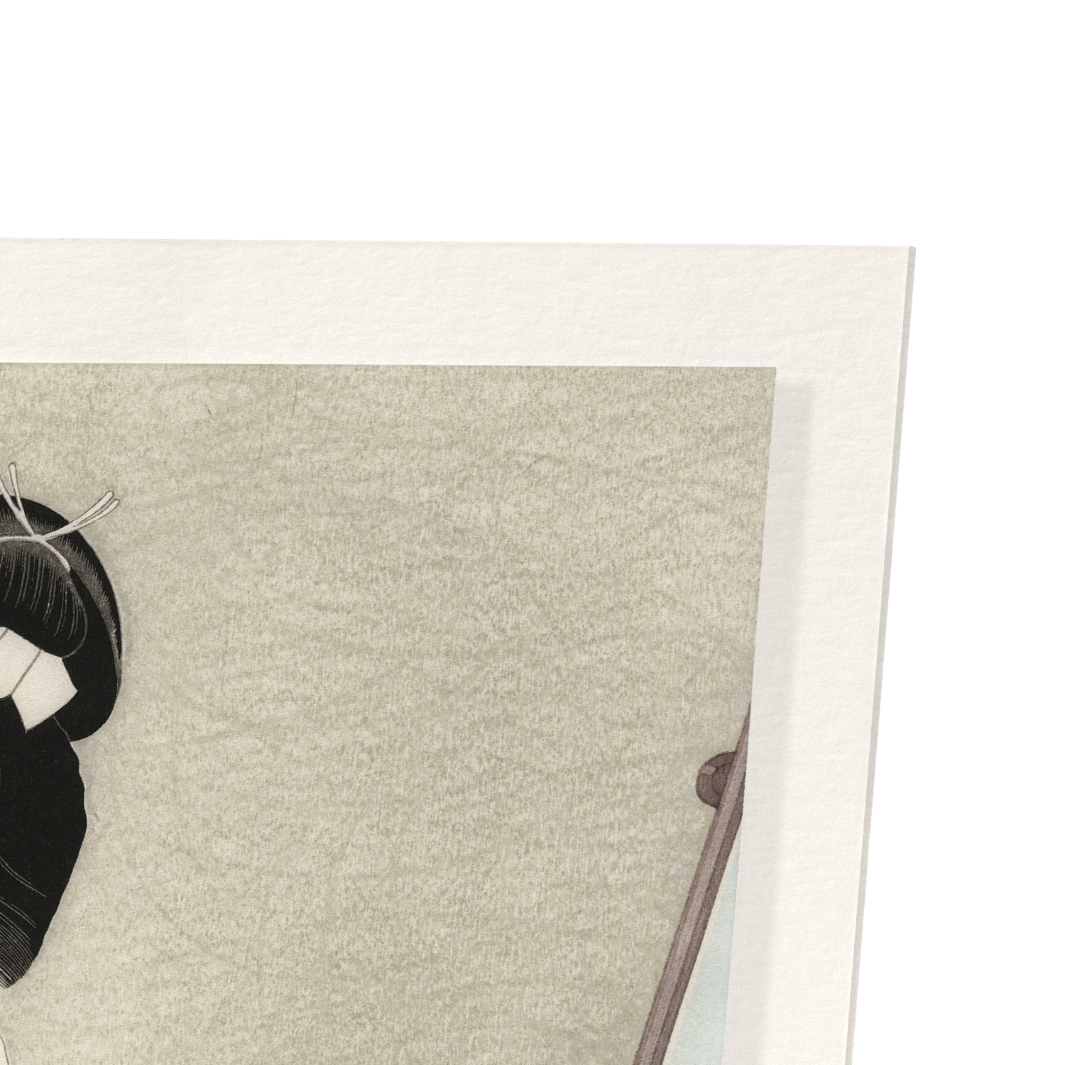 BEAUTY AND MIRROR: Japanese Art Print