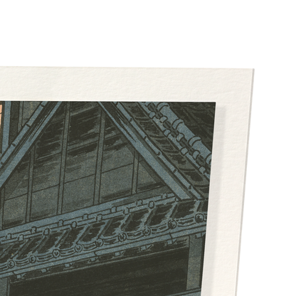 TEAHOUSE AT YOTSUYA ARAKICHO (1935): Japanese Art Print